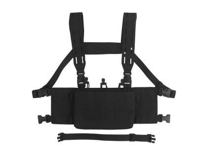 Airsoft taktická vesta Delta Armory Modular Chest Hanging rig - Černá