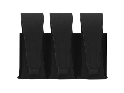 Airsoft Delta Armory přední panel pro nosič plátů na tři zásobníky - Černá