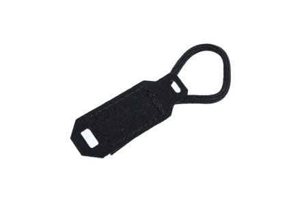 SATAC prodloužené VELCRO táhlo jezdce zipu - Černá