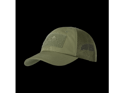 HELIKON čepice BASEBALL VENT na suchý zip, ripstop - Zelená