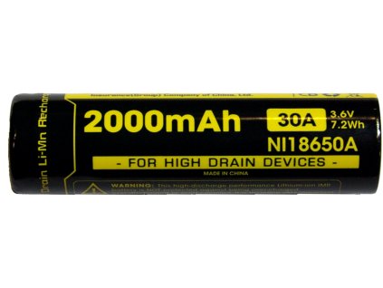 4212 1 imr 18650 li mn akumulator 3 6v 2000mah 7 2wh 30a