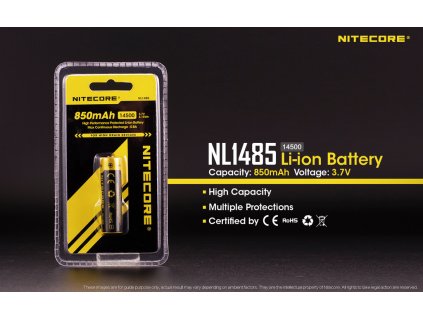 4710 1 nitecore 14500 li ion 3 7v 850mah