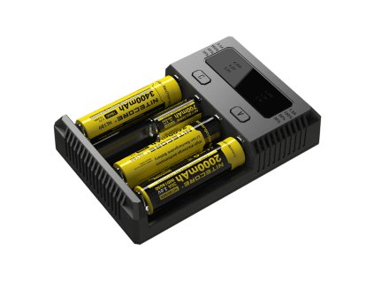 4806 1 nitecore i4 new inteligentni nabijecka ctyri nezavisle pozice nabiji li ion imr lifepo4 ni mh ni cd