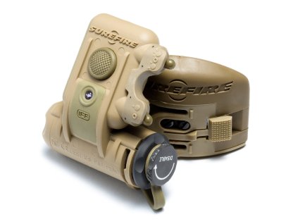 5436 1 prilbova svitilna surefire helmet light hl1 a tn led 3x bile 2x modre ir