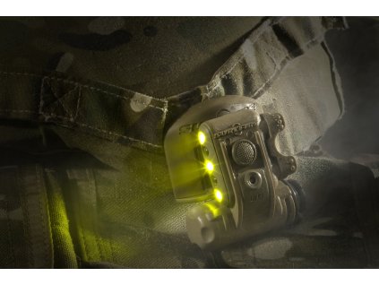 5445 1 prilbova svitilna surefire helmet light hl1 d tn led 3x zluto zelene 2x ir ir majacek