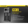 4803 nitecore i2 new inteligentni nabijecka dve nezavisle pozice nabiji li ion ni mh ni cd 12 230v