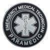 Delta Armory nášivka na suchý zip 3D Paramedic - černo-bílá