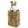 Delta Armory dvojité otevřené pouzdro MOLLE pro zásobníky M4 - Tan