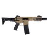 Delta Armory airsoft zbraň M4 AR15 M-LOK SilentOps 6,5" Charlie EAGLE - Tan
