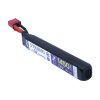 Airsoftová baterie LiPo 1450mAh LiPo 7.4V 30C zkrácený kabel pro Stribog s T-plug Delta Armory