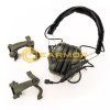 EARMOR taktický headset M32X MOD4, M16C montáž pro FAST / ARC - Zelená
