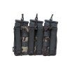 SATAC otevřená MOLLE sumka na 3 zásobníky M4 / AR15 - MC Black
