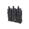 SATAC otevřená MOLLE sumka na 3 zásobníky M4 / AR15 - MC Black