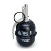 PYROSOFT airsoftový ruční granát Pyro-5P (prach) - Černá