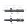 VO LPVO puškohled FORESTER 1-5x24 SFP Gen1 - Černá