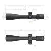 VO puškohled VEYRON 6-24x44IR SFP - Černá