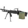 LCT kulomet M60 E4 6061, hliníkové tělo - Šedá