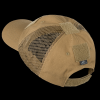 HELIKON čepice BASEBALL VENT na suchý zip, ripstop - Černá