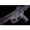 Delta Armory airsoft zbraň PDW FULL SKELETON 13" MLOK FREYA ALPHA GEN.2 - černo-modrá