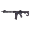 Delta Armory airsoft zbraň SKELETON HEXAGON FREYA 12,5" GEN.2 - černo-modrá