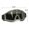 2022 10 26 13 57 32 Airsoft Tactical Goggles 3 Lens Black Tan Green Windproof Dustproof Motocross Mo