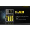 5118 nitecore sc4 digitalni rychlonabijecka ctyri nezavisle pozice nabiji li ion ni mh ni cd 12 230v