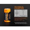 wol pl Fenix 16340 RCR123 700mAh 3 6V USB Li ion Battery ARB L16 700UP 23554 6