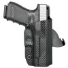 Glock 17/19/22/23/26/27/31/32/33/45 OWB KYDEX Paddle Holster