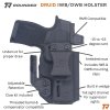 Rounded Kydexové IWB/OWB pouzdro Glock 17/19/22/23/26/27/31/32/33/45 DRUID KYDEX Holster