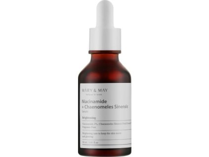 Rozjasňující Sérum S Niacinamidem A Chaenomelem Mary & May Niacinamide + Chaenomeles Sinensis Serum