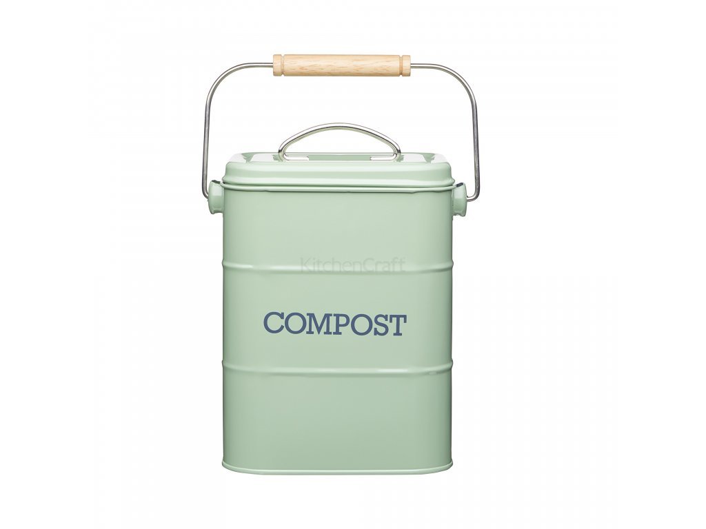 kuchynsky kos na bioodpad 3 l vintage green 34370 2