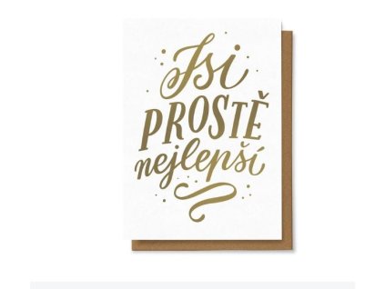 jsi prostě nejlepší