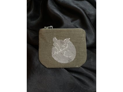 Lněná peněženka - Liška