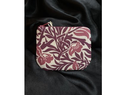 Lněná peněženka - Tropický motiv