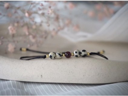 jaspis dalmatin granat