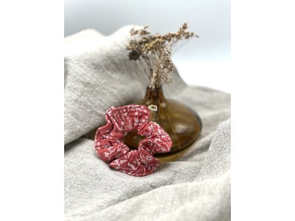 Mušelínová gumička - červená