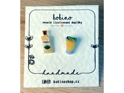 TEQUILA - náušnice puzetky