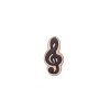 treble clef brooch