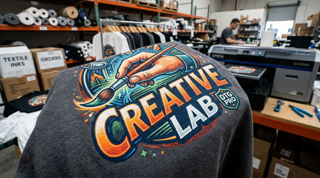 Detail kvalitnej plnofarebnej potlače na absolventské tričká a triedne mikiny