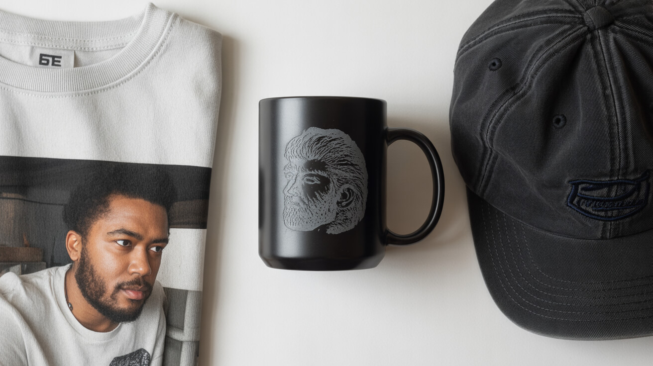 Different printing methods for promotional products - digital printing, laser and embroidery