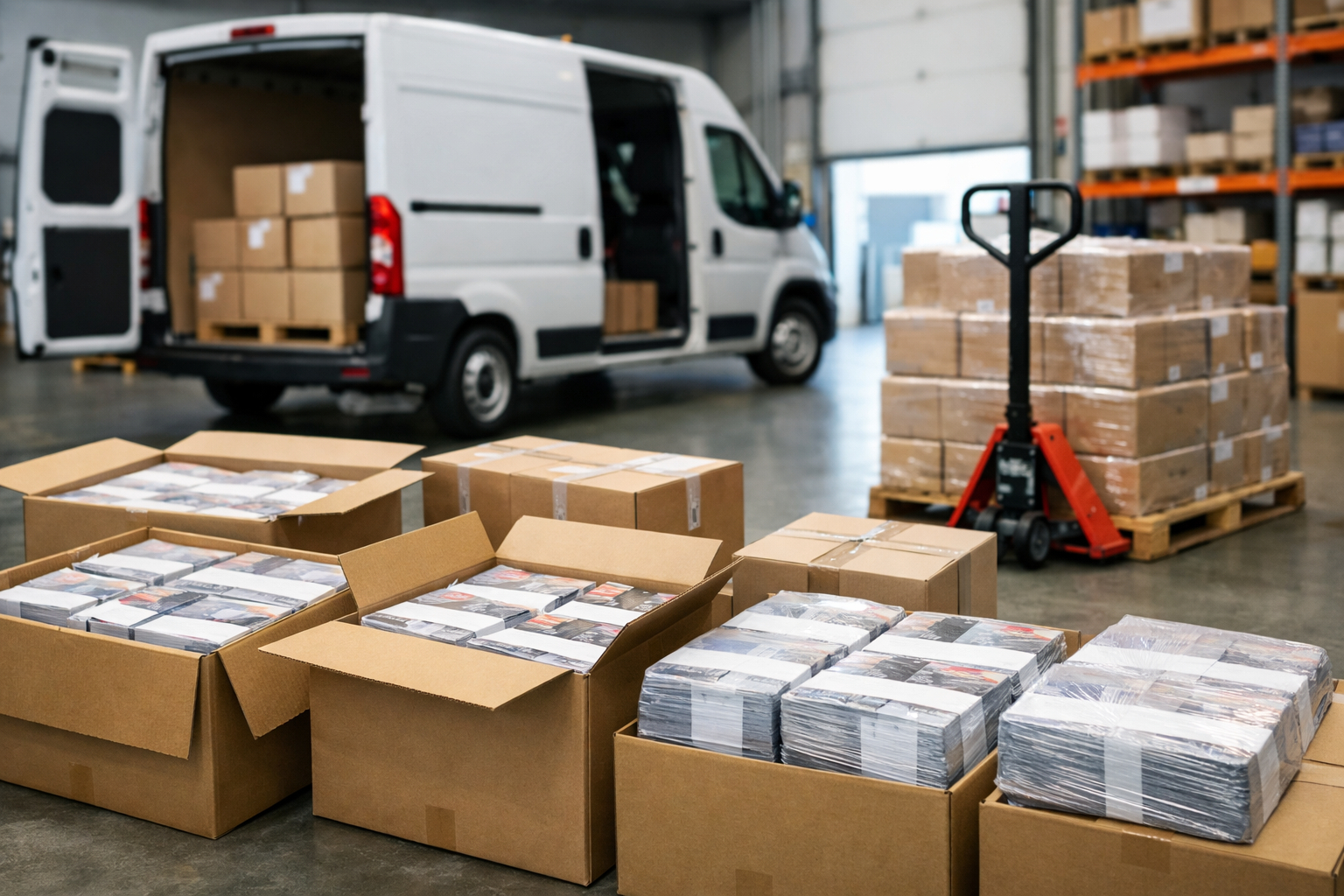 Tisk letáků Praha – balení a expedice letáků k expresnímu doručení