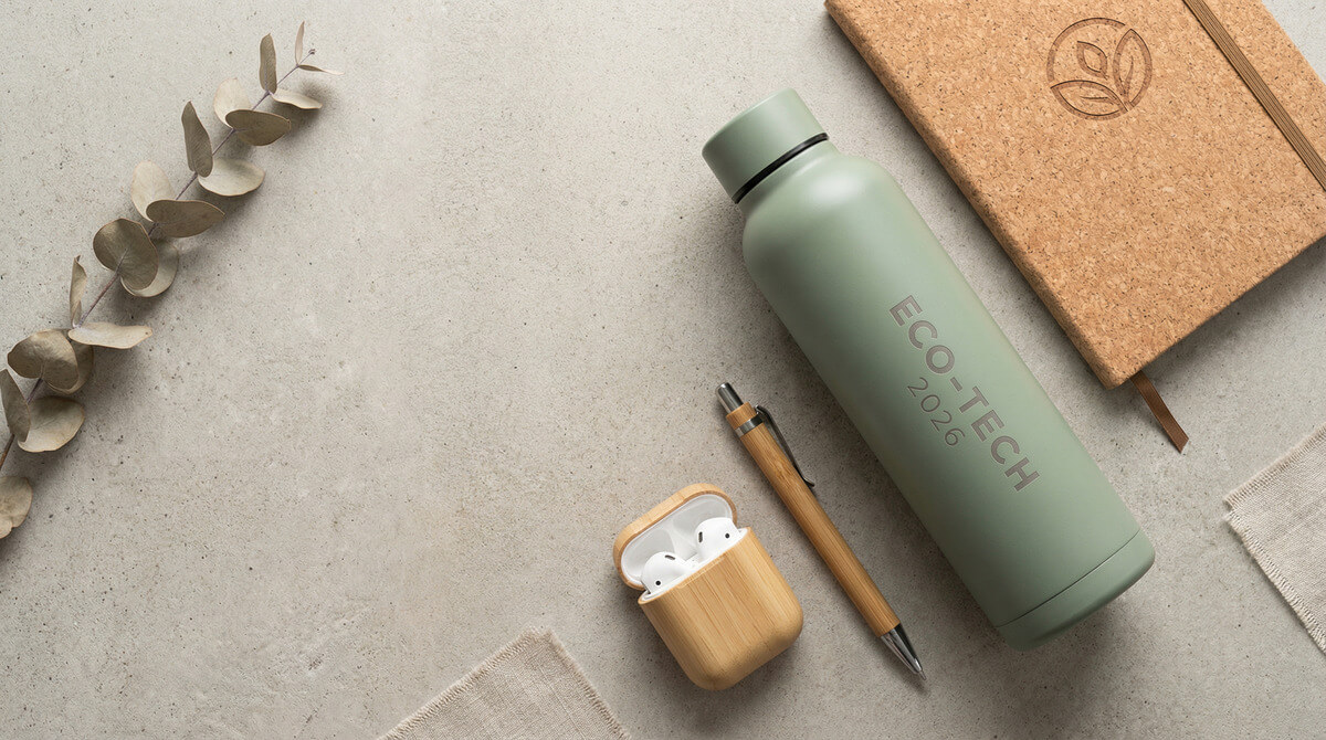 Trendy reklamní předměty 2026: Ekologie a minimalismus na pracovním stole