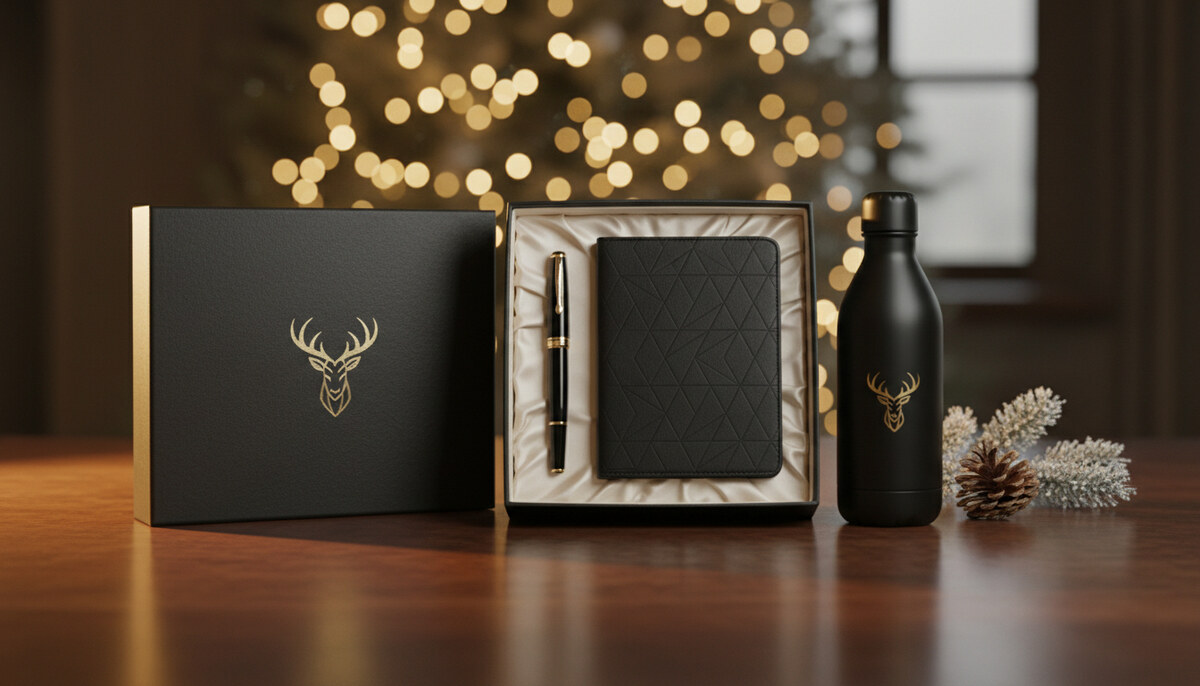 Luxusní vánoční dárkové sady s firemním logem