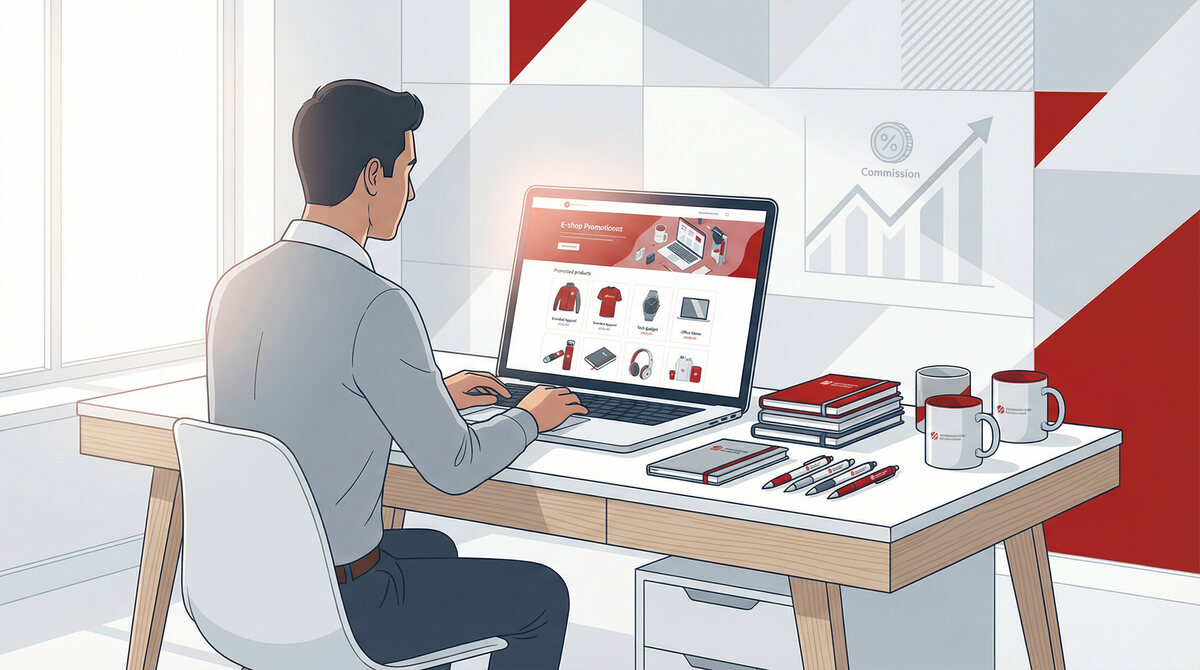 Výroba reklamních předmětů a sklad TAEDA