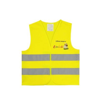 Dětské reflexní vesty s potiskem