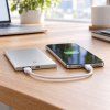 Baterie externă JOULE SLIM  ultrasubțire din aluminiu, 4000 mAh