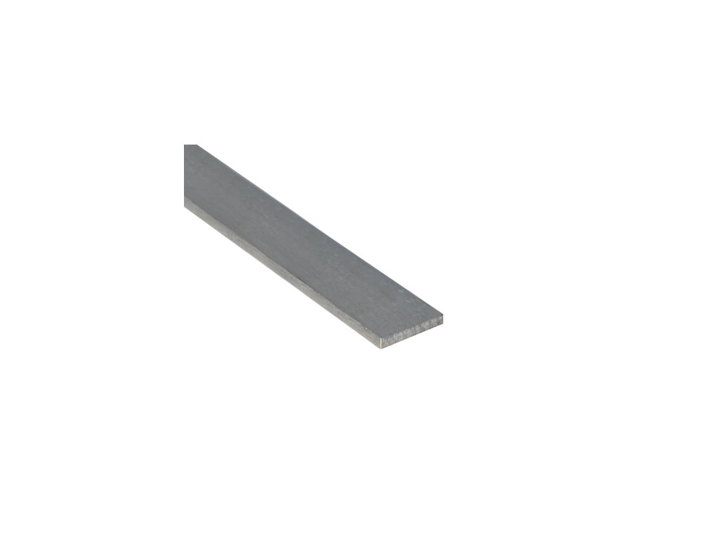 Plochá tyč z nerezové oceli 30x5mm (páskovaná), kartáčovaná nerezová ocel