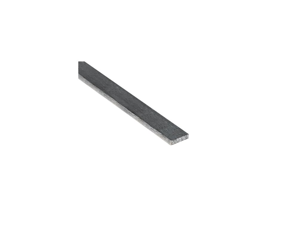Plochá tyč z nerezové oceli 20x5mm (páskovaná), broušená nerezová ocel