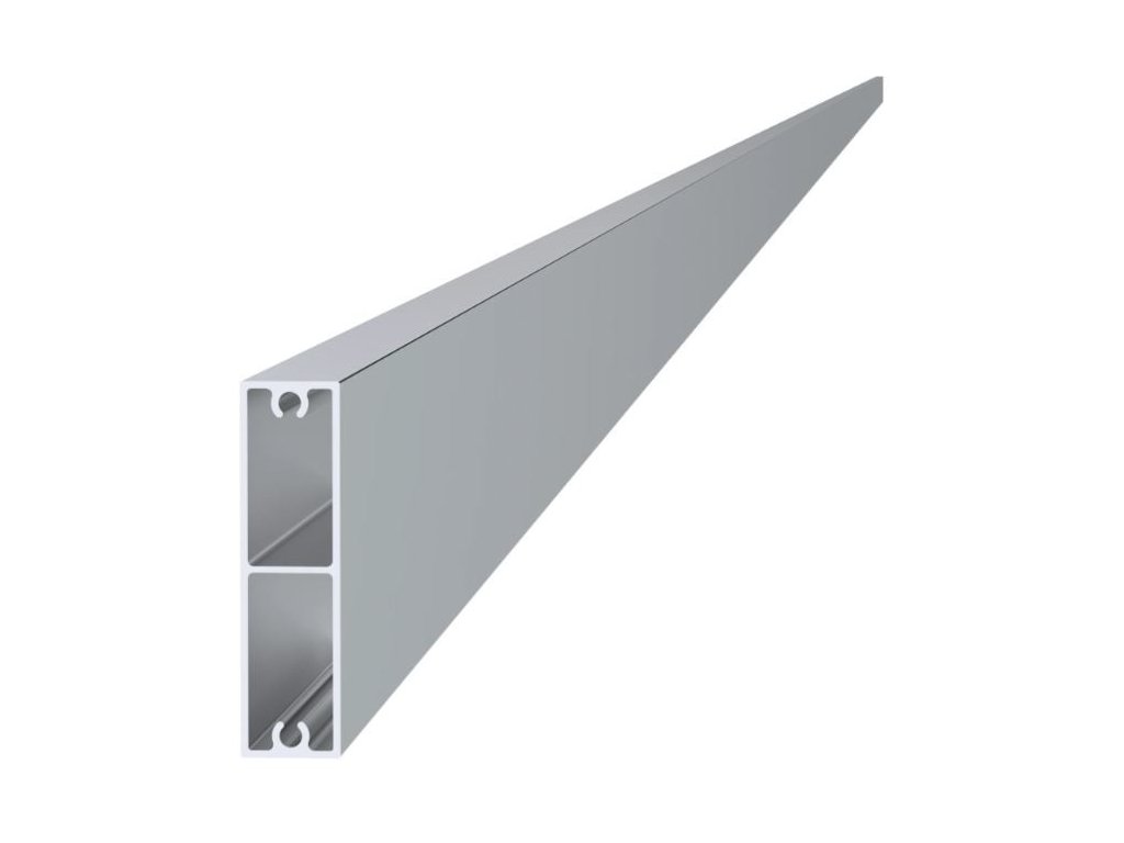 Hliníková plotová lamela 60x16 mm, obdélníkový tvar