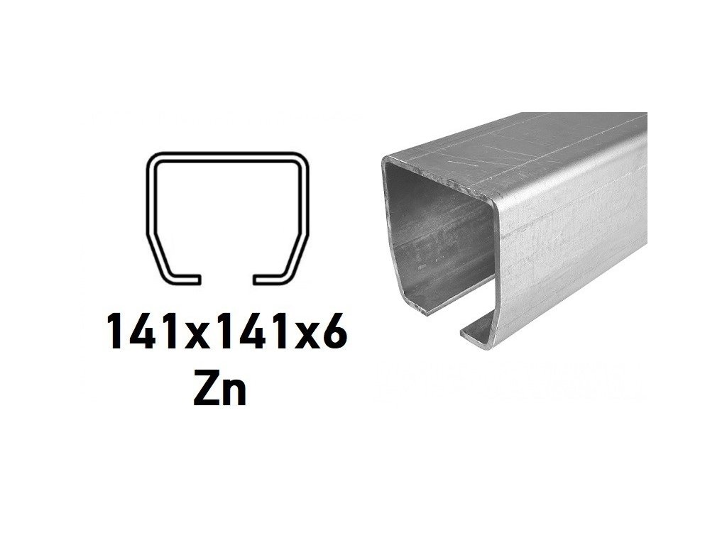 CAIS C-profil 141x141x6mm, Zn, STAGE LZ 6